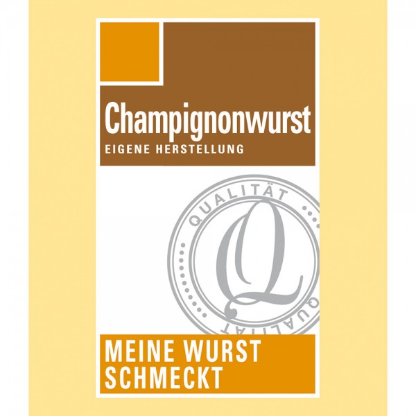Nalo Top creme Champignonwurst, Top 220-Serie 90/50