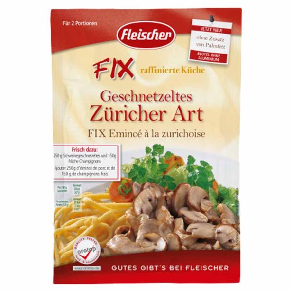 Fleischer Fix für Züricher Geschnetzeltes 15 Beutel / Karton
