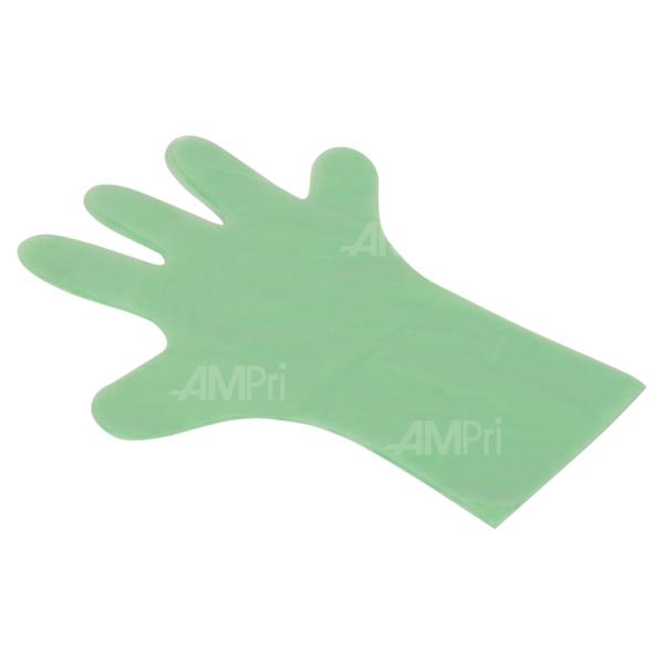 Einweghandschuhe grün,PE Herren glatt ca. 37cm lang, 100Stk/Beutel