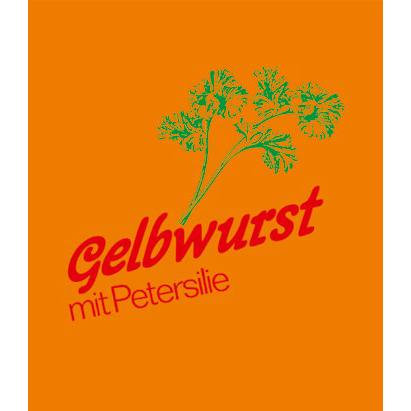 Top gelb gerafft 60/20m Gelbwurst m. Petersilie 25 Raupen, 500m im Karton
