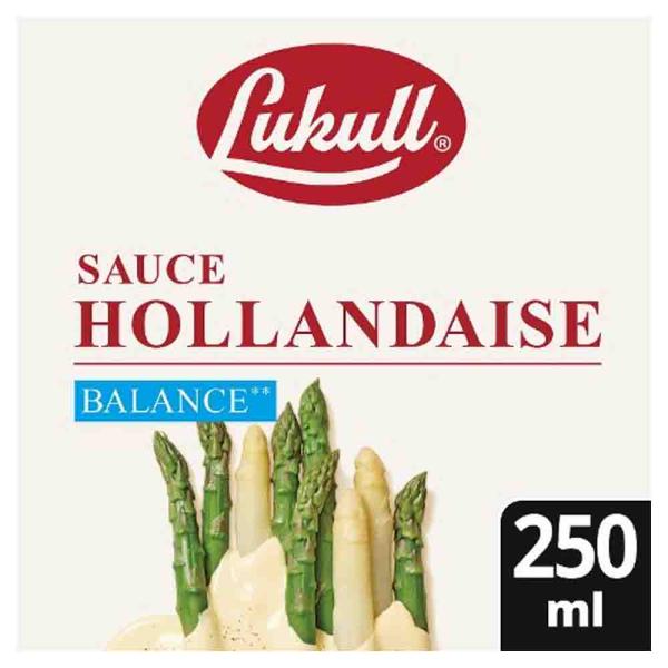 Lukull Sauce Hollandaise Balance 15% Fett 250ml.