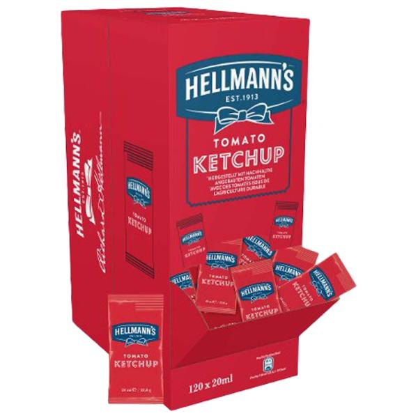 Hellmanns Tomato Ketchup fruchtig 120x20ml Karton