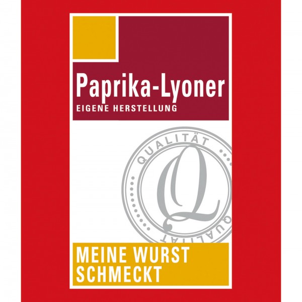 Nalo Top rot Paprika-Lyoner, Top 220-Serie 90/50