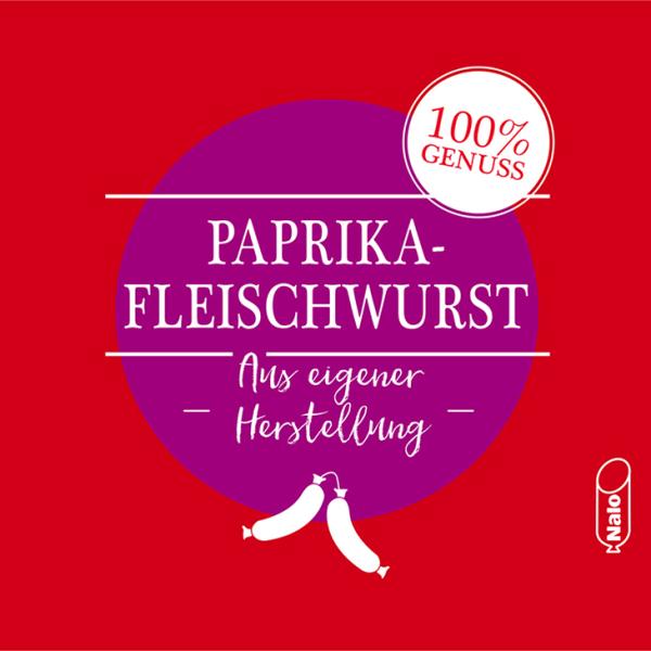 Nalo Top rot Wagner Hausdruck 90/50 Paprika-Fleischwurst