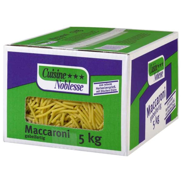 Cuisine Noblesse Frischei-Maccaroni, gabelfertig 5kg Karton