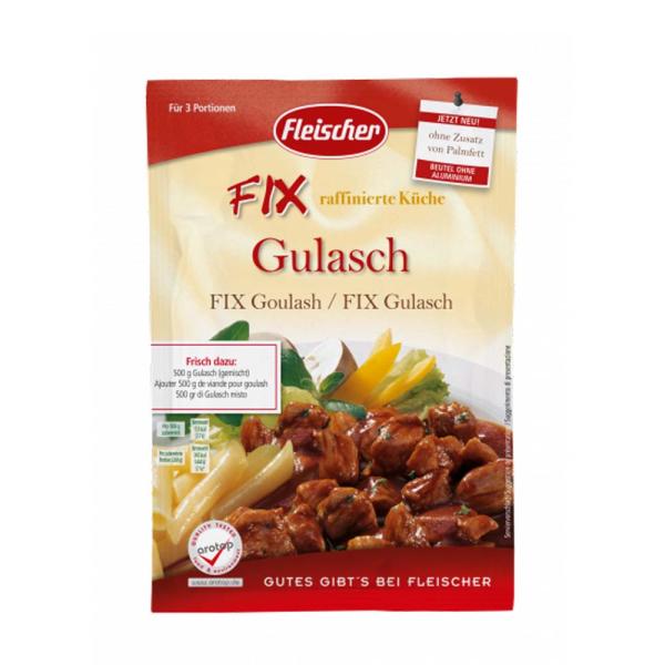 Fleischer Fix für Gulasch 15 Beutel / Karton