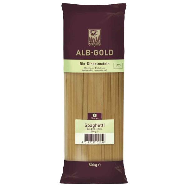Albgold Dinkel Spaghetti ohne Ei 500g